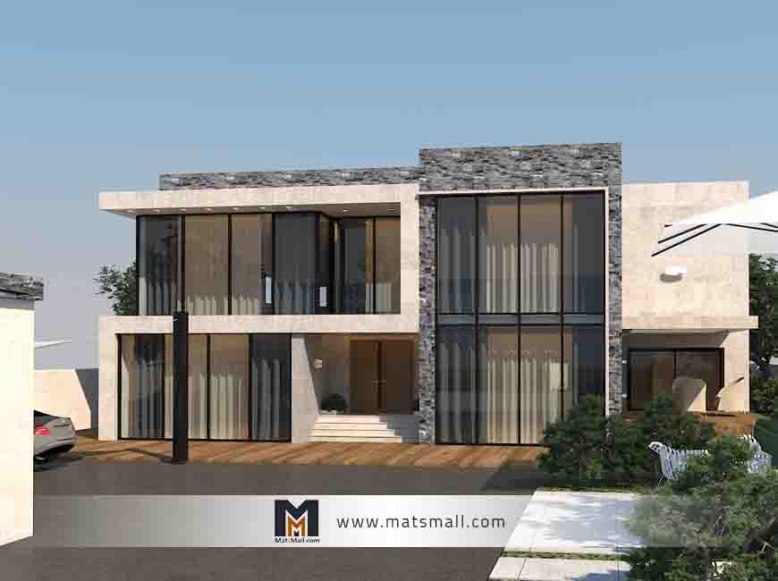 أنواع تشطيب الواجهات الخارجية