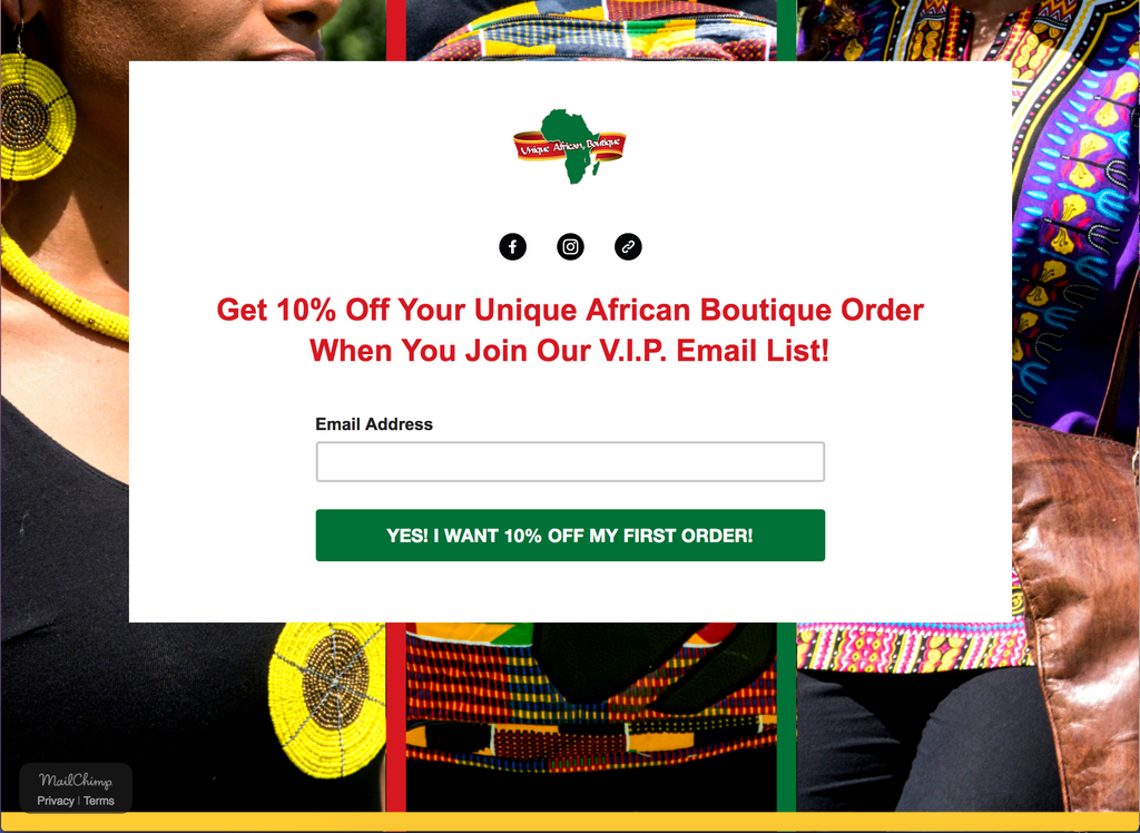 Unique African Boutique - Email List