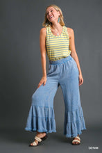 Load image into Gallery viewer, Good Threads Mineral Wash Ruffle Pants