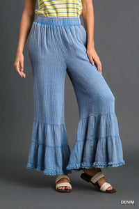 Good Threads Mineral Wash Ruffle Pants