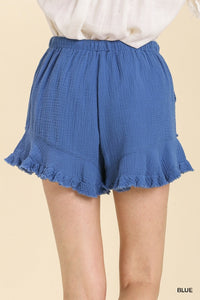 Soft Wash Cotton Gauzy Shorts