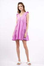 Load image into Gallery viewer, Hey Sunshine Ruffle Sleeve Dress