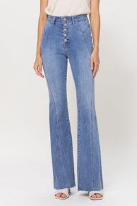 Cello Denim High Rise Flared Denim