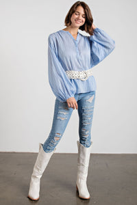 Seasonless Button Up Blouse