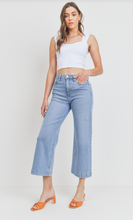 Load image into Gallery viewer, Just Black Classic Wide Leg Crop Denim