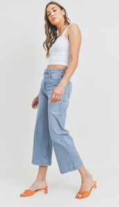 Just Black Classic Wide Leg Crop Denim