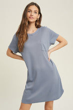 Load image into Gallery viewer, Cute Soft Waffle Knit Shift Dress