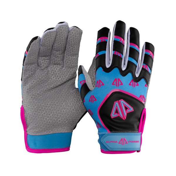 turquoise batting gloves