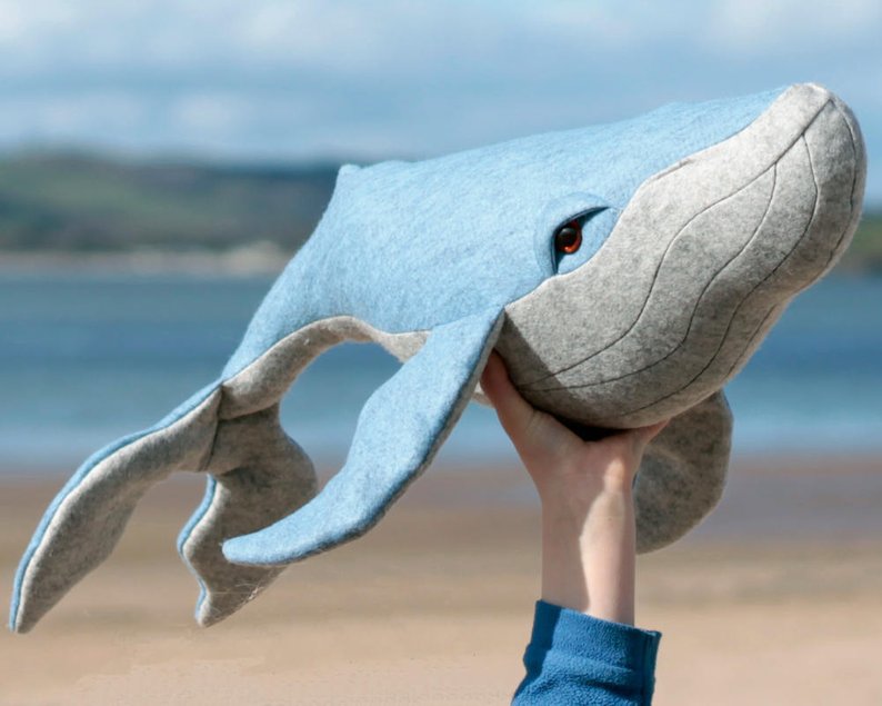 whale stuffed animal pattern