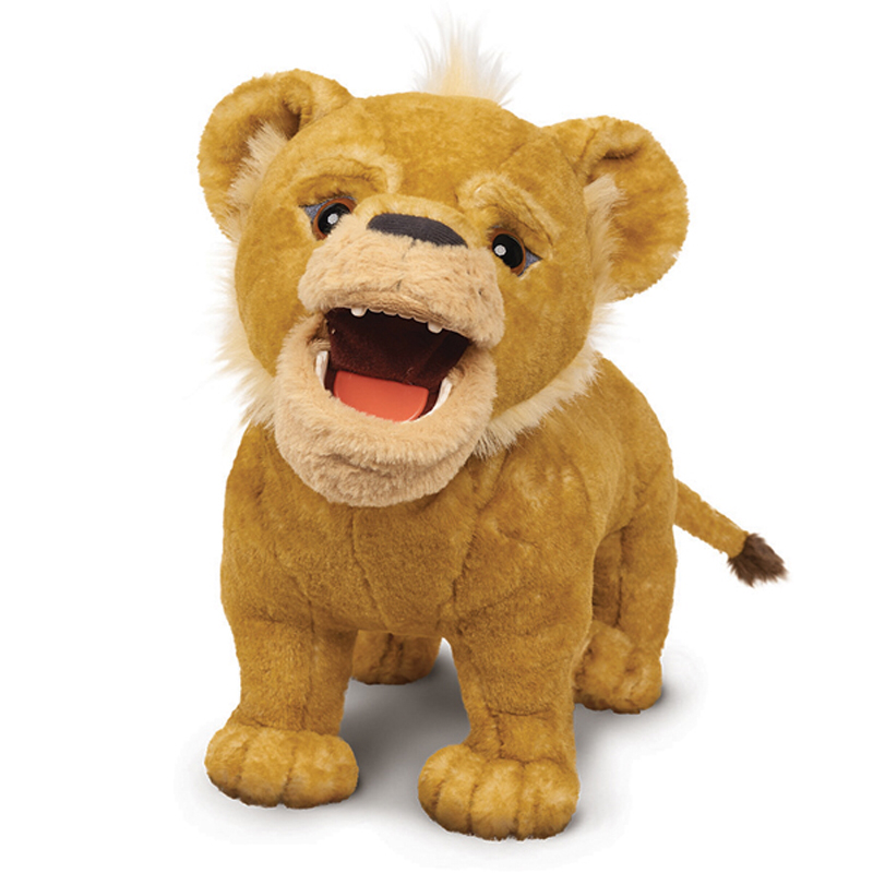 roaring simba plush