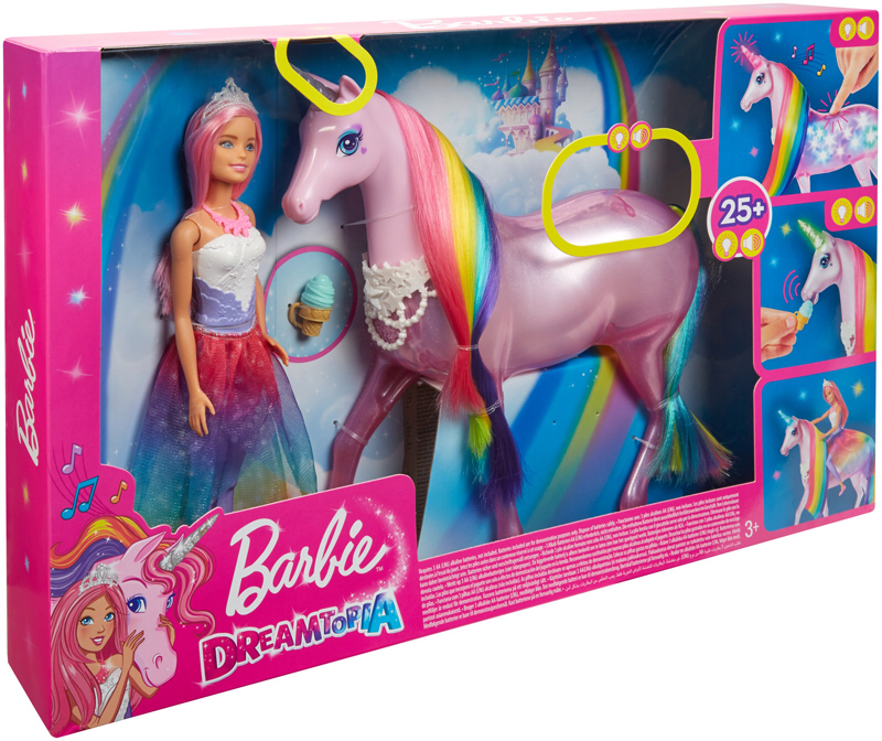 barbie dreamtopia unicorn and doll