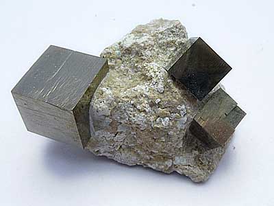 pyrite cube in matrix