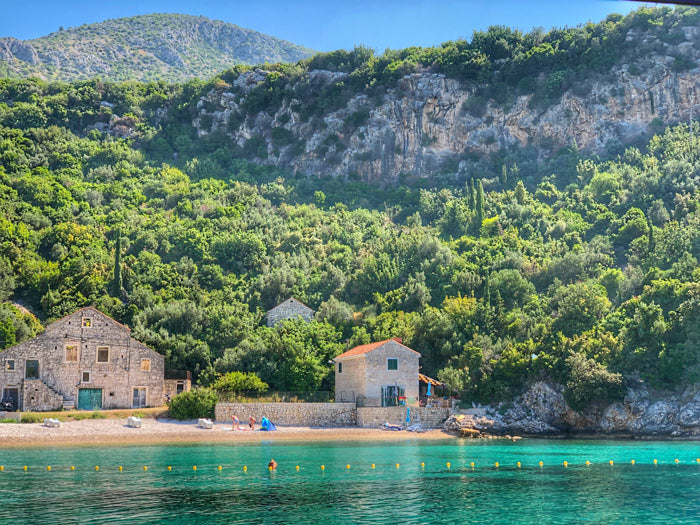 The Croatian coastline