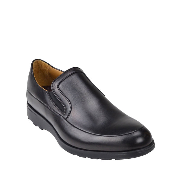 Vegas Leather Slip-on - Black Leather