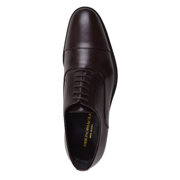 Maioco Leather Oxford - Dark Brown 