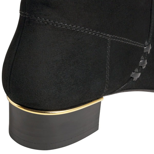 Marlene Western Ankle Boot - Black 