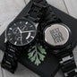 Best Dad Ever Guam Black Chronograph Watch