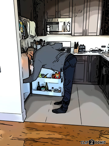 Getting Food from the Refrigerator with Back Pain