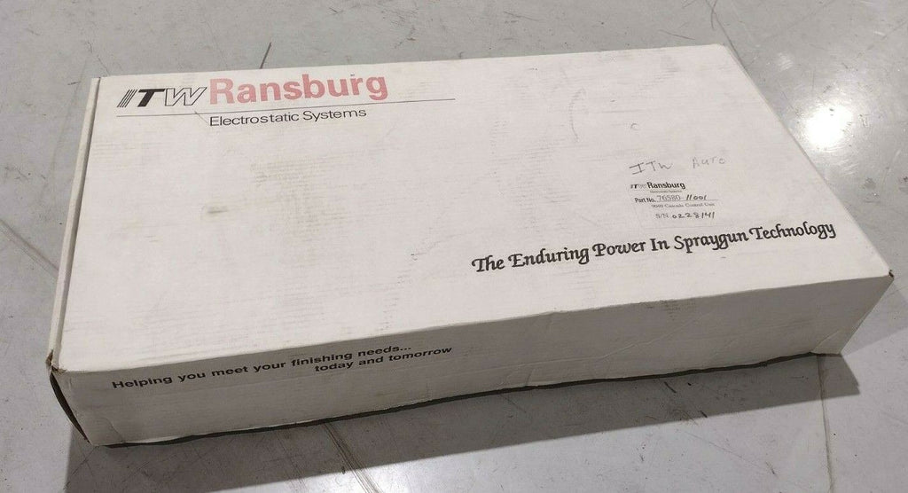 ITW RANSBURG PAINT LOW VOLTAGE POWER SUPPLY 9040 CASCADE 76580-11001 AS-IS 
