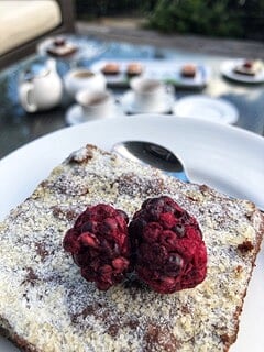 Chocolate Brownie with Raspberry Sparkles