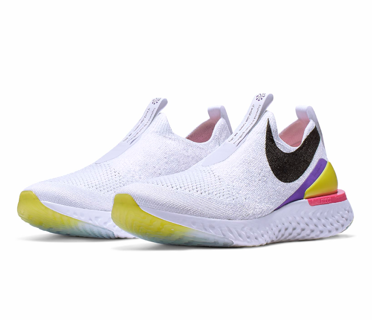 nike epic react phantom flyknit white