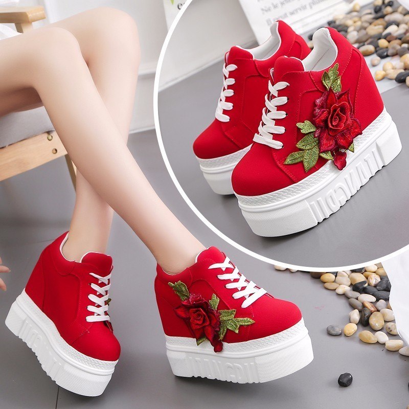 Rose Patch 2 High Heel Sneakers – I 
