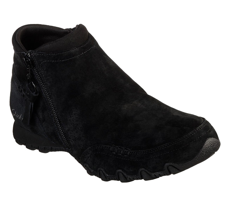 skechers womens boots black