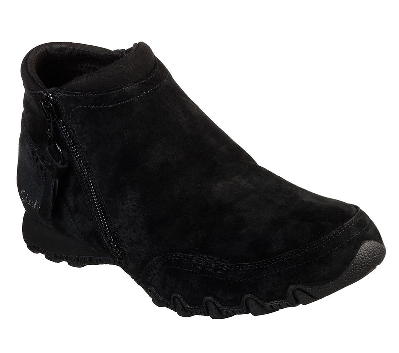 skechers leather ankle boots