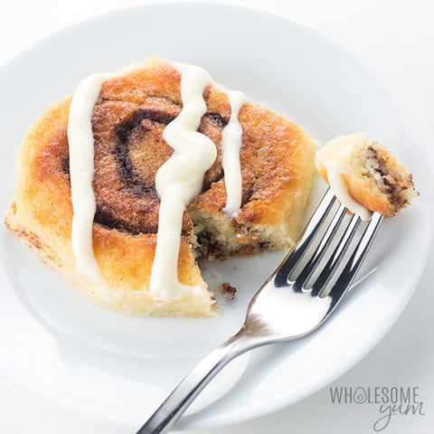 Wholesome Yum Blog Keto Fathead Dough Cinnamon Rolls