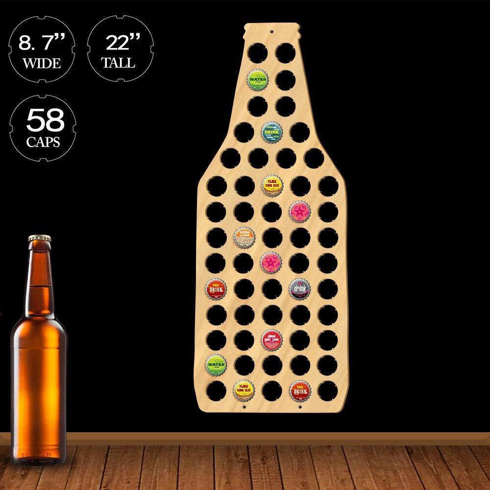 Beer Shape Caps Collection Wall Decor Gallery Wallrus Free Worldwide Shipping