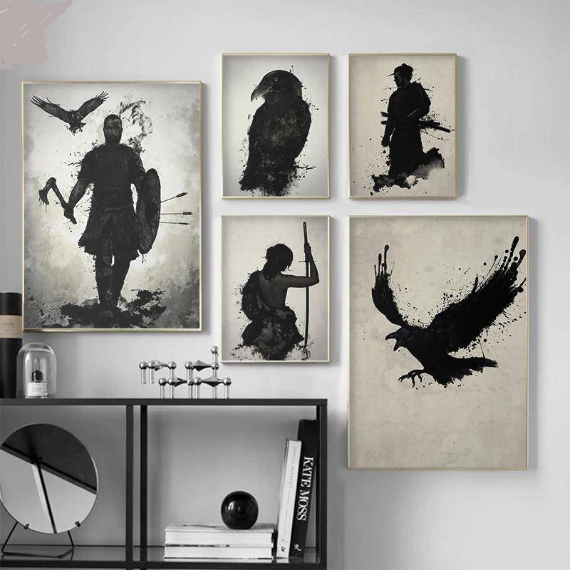 Raven Art Print Home Decor Wall Art Poster F
