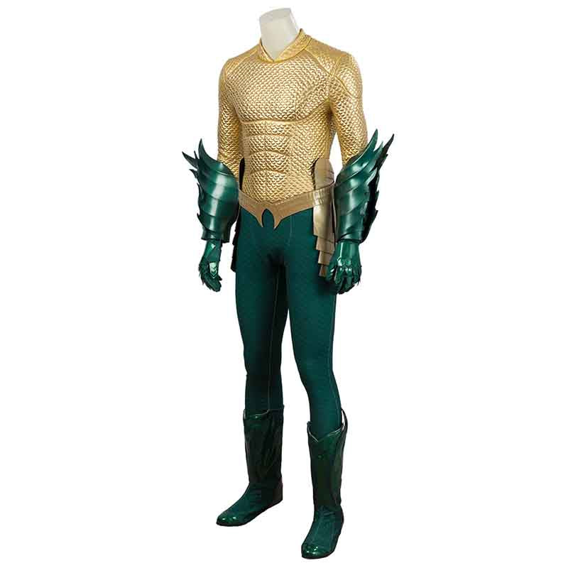 Aquaman Arthur Curry Orin Cosplay Costume Deluxe Halloween Outfit Full Set