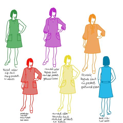 Mary Quant Pattern Designs