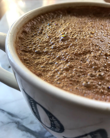 Peppermint Hot Chocolate with Chaga Mushroom