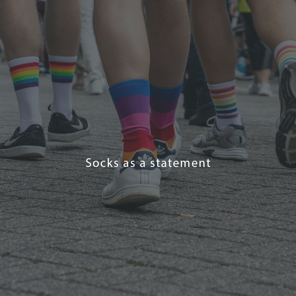 socks as a statement