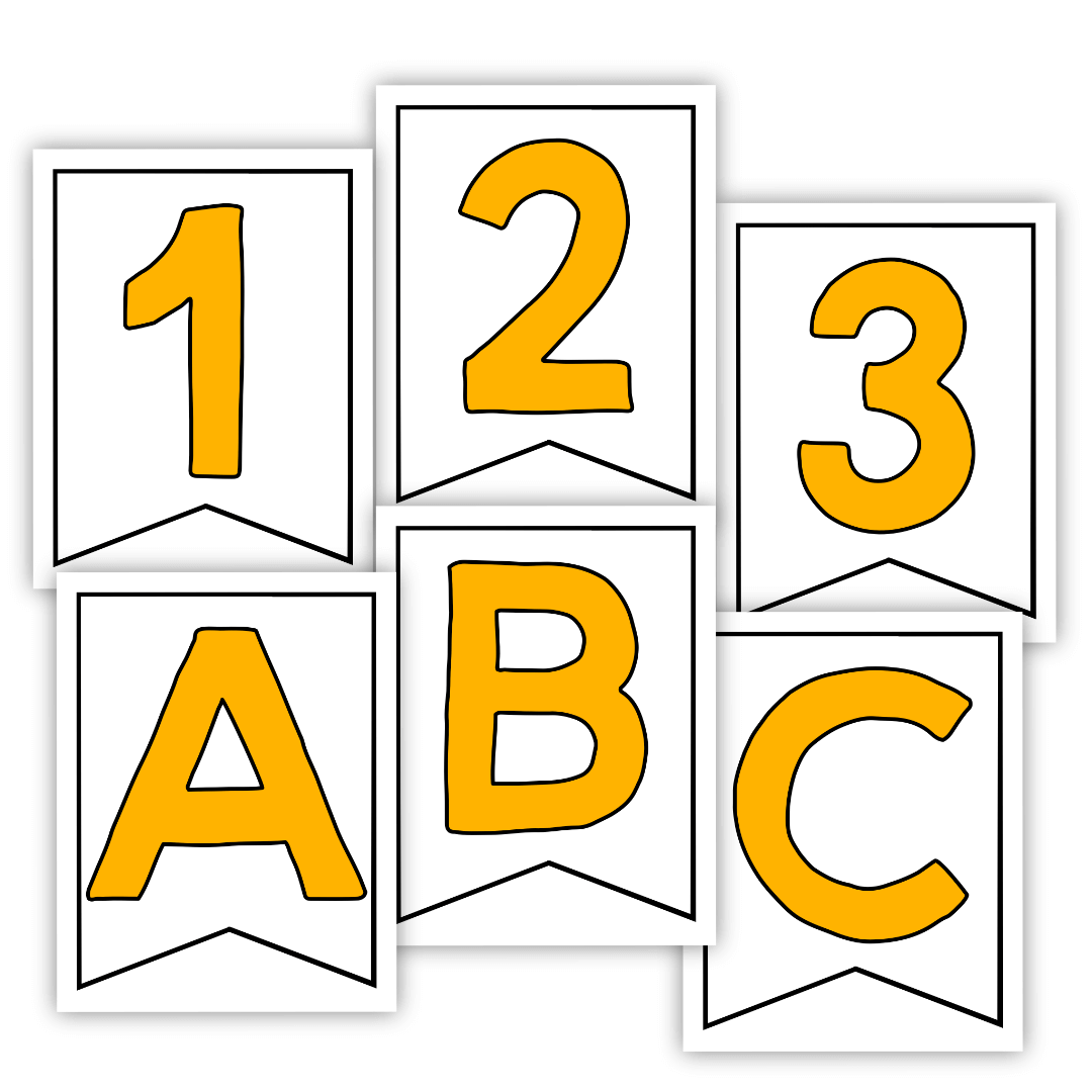 large-banner-letters-and-numbers-yellow-pdf-sunshine-and-rainy-days