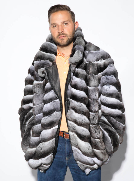 Men's Chinchilla Fur Jacket – Henig Furs