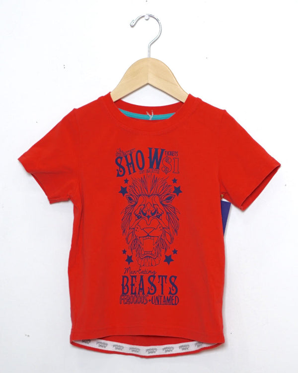 Exhibition Tee - Red - Size 3