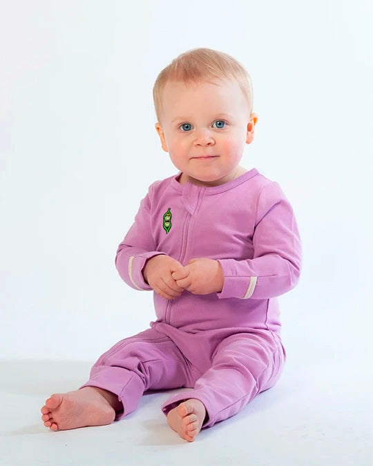 Baby Bean Playsuit - Violet