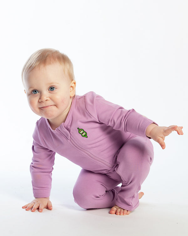 Baby Bean Playsuit - Violet