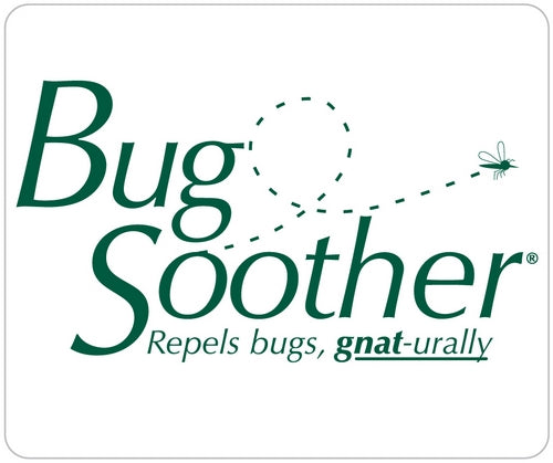 bug soother green text