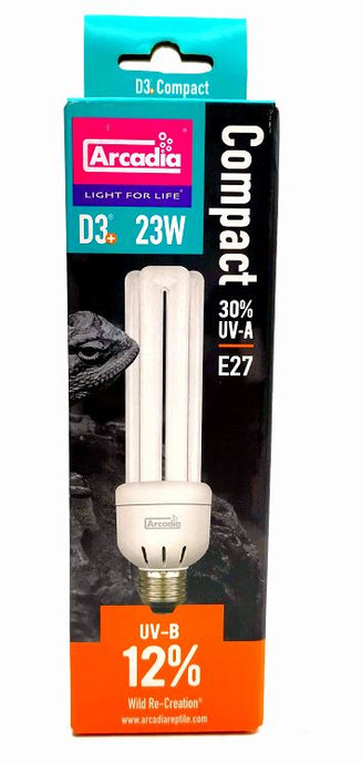 Arcadia 12% UVB 23w D3 Desert Bulb