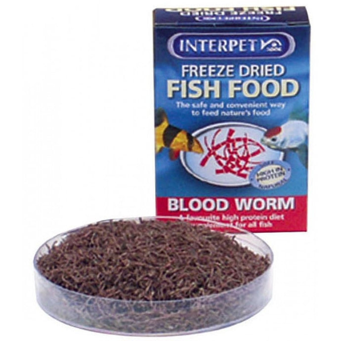 Interpet Freeze Dried Blood Worm 4g