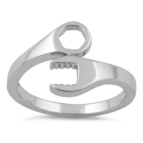 silver wrench ring