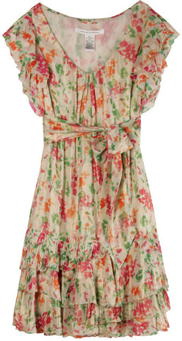 DIANE VON FURSTENBERG - Belted Lupe Summer Dress