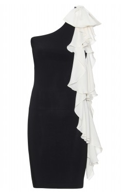 ALICE AND OLIVIA - Zoey Ruffle Dress