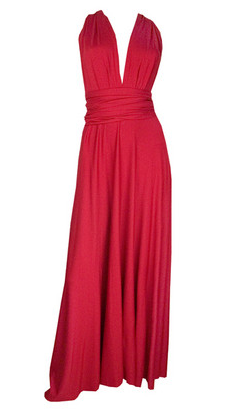 BUTTER BY NADIA - Jersey Gown Red