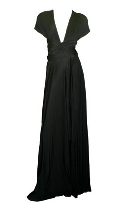 BUTTER BY NADIA - Jersey Gown Black
