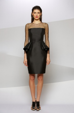 CARMEN MARC VALVO - Illusion Cocktail Dress