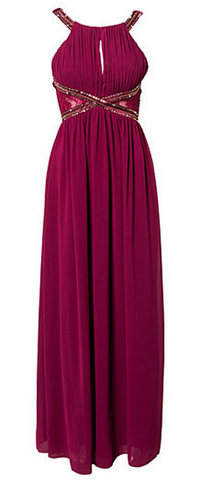 LITTLE MISTRESS - Maxi Purple Dress